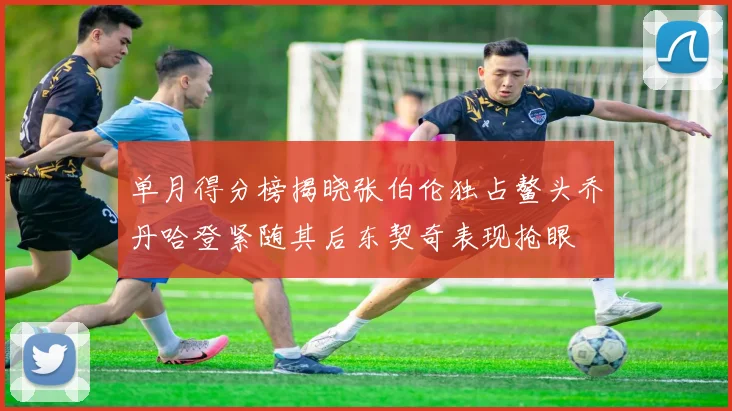 单月得分榜揭晓张伯伦独占鳌头乔丹哈登紧随其后东契奇表现抢眼